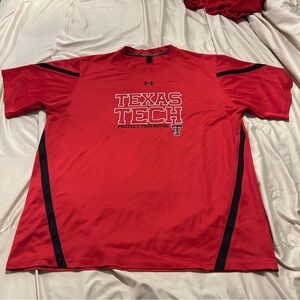 Under Armour Red Texas Tech Tee